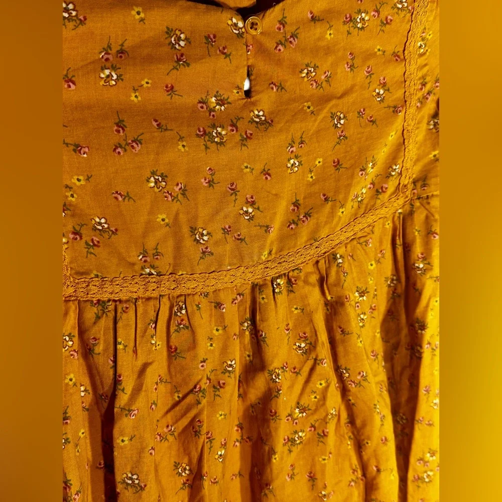 Oshkosh 5T yellow mustard dress
